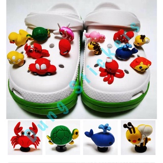 [3D] Jibbitz - Sticker - Nút gắn dép hình 3D ngộ nghĩnh