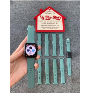 Dây cao su màu xanh green dành cho Apple watch