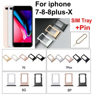 1 Khay Đựng SIM Cho Iphone X 7 8 Plus 7p 8p