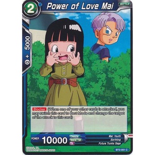 Thẻ bài Dragonball - bản tiếng Anh - Power of Love Mai / BT2-051'