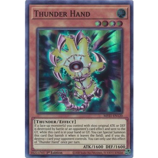Thẻ bài Yugioh - TCG - Thunder Hand / MP21-EN120'