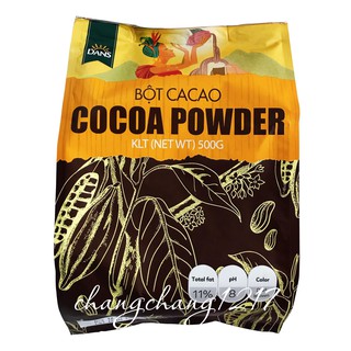 Bột Cacao Đắng Nguyên Chất Dans Gói 500gr