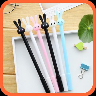 Bút bi nước cho học sinh, văn phòng phẩm cực xinh - Bút nước hình thỏ nhiều màu siêu cute - Bút bi nước đẹp