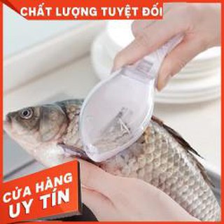 Dung cụ tiện ích Dụng cụ đánh vẩy cá có hộp chứa chống bắn