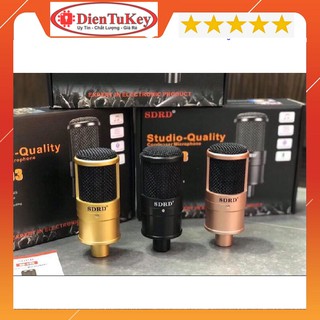 Micro thu âm livestream SDRD SD-203, hát karaoke, livetream fb, bigo, cctalk- chất lượng âm thanh hay miễn bàn