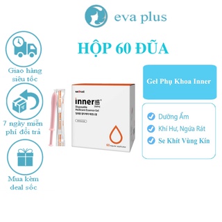 Gel Phụ Khoa Inner Hàn Quốc - Gel Vệ Sinh Phụ Nữ Kít - Hồng - Thơm Vùng Kín, Cân Bằng PH, Ngăn Ngứa, Hôi - Hộp 60 Ống