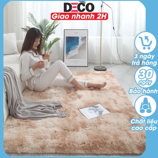 Thảm lông loang trải sàn nhà cao cấp trang trí phòng khách phòng ngủ chụp ảnh nhiều kích thước