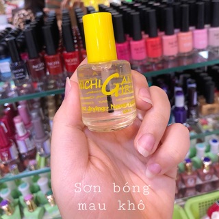 Sơn bóng mau khô Michi nắp vàng ( bóng nắp vàng )