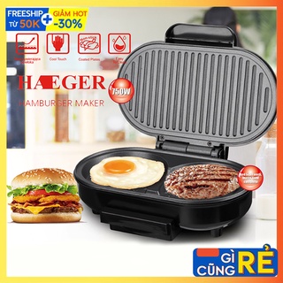 [Mã ELHADEV giảm 4% đơn 300K] Máy nướng thịt, ốp la trứng làm bánh mì hamburger chính hãng Haeger