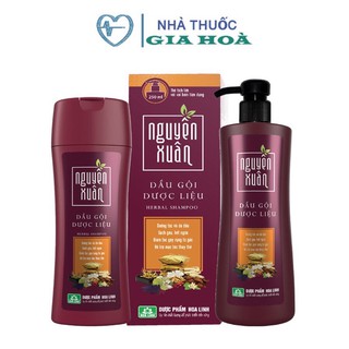 Dầu gội dược liệu Nguyên Xuân nâu - Dành cho tóc thường