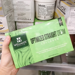 Thuốc Duỗi Tóc OPTIMIZED STRAIGHT Xanh WELLMATE [1000mlX2]