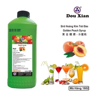 siro đào 2kg5 dow xian Xanh lá
