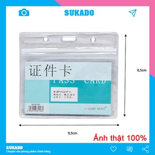 Bảng tên nhựa dẻo Zipper 108 ngang cao cấp SUKADO