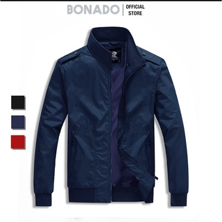 [Mã BMBAU50 giảm 7% đơn 99K] Áo Khoác dù nam cổ đứng túi khóa kéo chống nắng hàn quốc BONADO SAKD25 (Xanh, đen, đỏ)