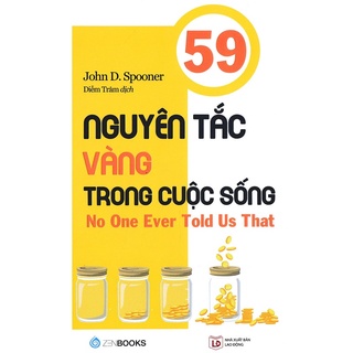 Sách - 59 Nguyên tắc vàng trong cuộc sống - AD.BOOKS