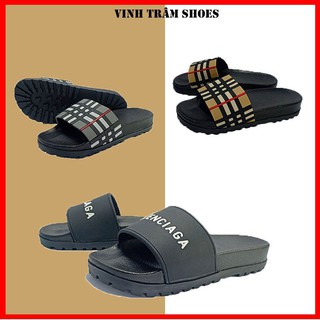 Dép lê thời trang quai ngang nam đế cao 4cm mang êm chân,hàng sẵn kho từ 38 - 43