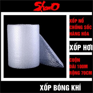 [ Cuộn 100m x 70cm ] Xốp chống sốc bóng khí dùng bọc hàng hóa dễ vỡ - Hỗ trợ vận chuyển tránh va đập – Xốp nổ - Xốp hơi