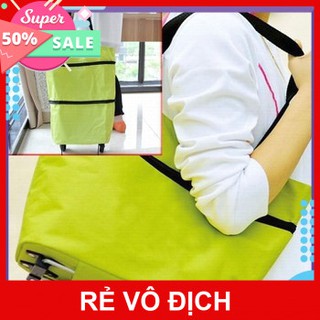 [XÃ KHO] TÚI XE KÉO ĐI CHỢ DẠNG TÚI CÓ BÁNH XE [HCM]