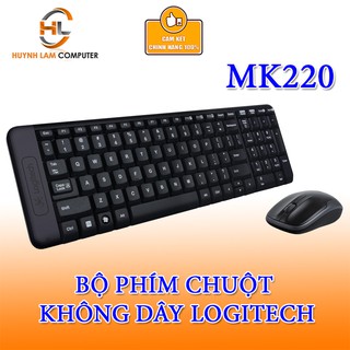 Bộ phím chuột không dây Logitech MK220 DGW phân phối