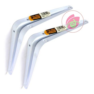 Lô 2 Cái Giá Để Kệ / Êke Chữ L Màu Trắng ( 75mm - 300mm) Tolsen