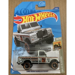 Xe Hot Wheels Land Rover Series III Pickup Zamac Version