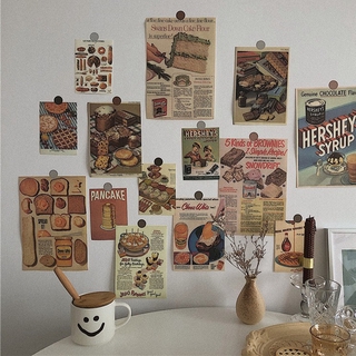 Set 13 / 14 Tấm Poster Treo Tường Trang Trí Phong Cách Retro Đẹp Mắt