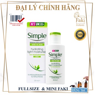 KEM DƯỠNG ẨM SIMPLE KIND TO SKIN HYDRATING LIGHT MOISTURISER 125ML - Kem Dưỡng ẩm Simple