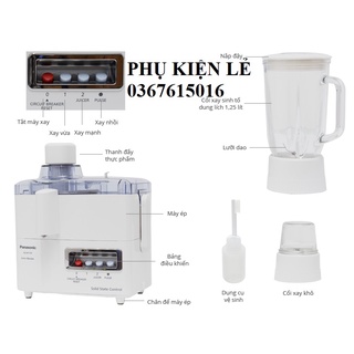 [Mã ELHA22 giảm 5% đơn 300K] Phụ kiện máy ép trái cây chính hãng 3 trong 1 Panasonic MJ-M176P