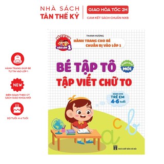 Sách Bé tập tô tập viết chữ to dành cho trẻ em từ 46 tuổi phiên bản mới