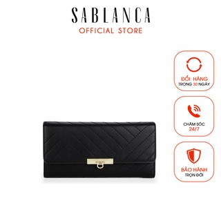 Ví cầm tay nữ họa tiết dập chỉ - Sablanca 5052WA0149