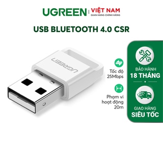 Thiết bị USB thu phát Bluetooth 4.0 UGREEN US192 cho máy tính laptop