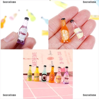 Set 6 Mô Hình Chai Rượu Mini Tỉ Lệ 1 / 12 Trang Trí Nhà Búp Bê