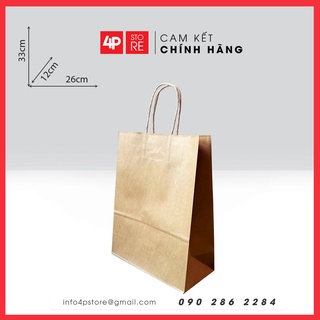 TÚI GIẤY KRAFT [ NÂU ĐỨNG ] 26x33x12CM Q7