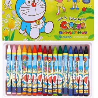 1 HỘP SÁP 16 MÀU CR-C05/DO