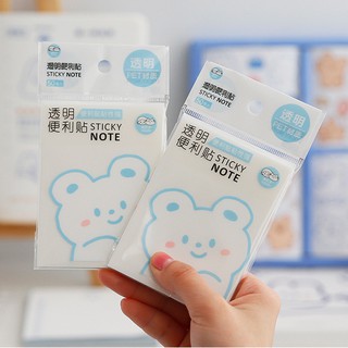Tập Giấy Note Trong Suốt ghi chú bài vở