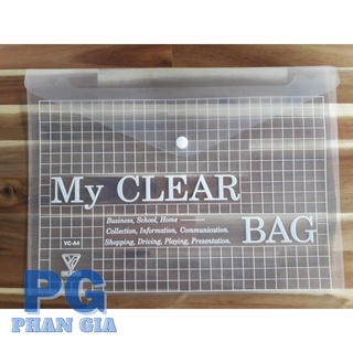 Bìa nút My clear A4/F4