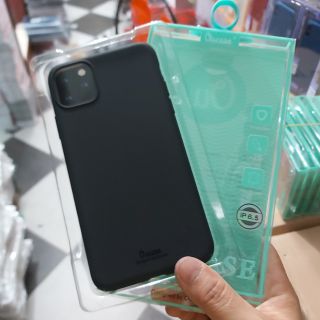 Ốp lưng Ou Case cho iphone 14 pro max 11 pro max/12 pro max/12/12 pro/12 mini/13 pro max/13/13pro /13 mini silicon đen