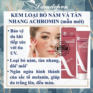 Kem Nám Achromin (mẫu mới) nhanh chóng loại bỏ nám, tàn nhang