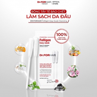 Sample Tăm Bông Tẩy Tế Bào Chết Da Đầu Dr.ForHair Làm Sạch Gàu, Bã Nhờn Folligen Easy Swab