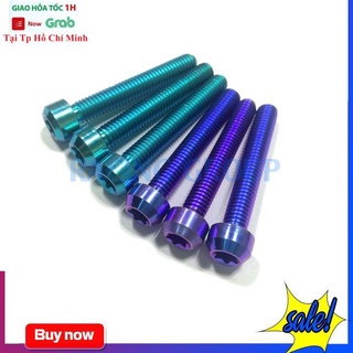 Ốc 6li40 GR5 Đầu Trụ Gắn Che Két Nước, Gù Tay Lái, Lốc Máy Xe Máy Giá 1 Con