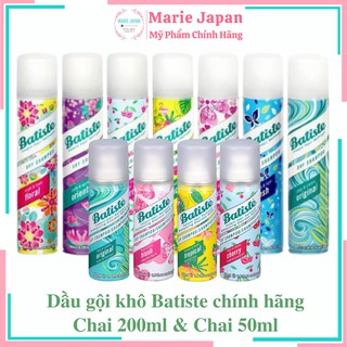Dầu gội khô Batiste Dry Shampoo Chính Hãng