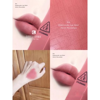 Son 3CE #218 Mirrorlike - Hồng Nude