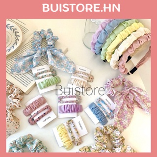 Bộ kẹp tóc và băng đô họa tiết hoa xinh xắn-Buistore