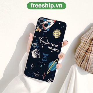 Ốp lưng iphone 12 hình tên lửa và các hành tinh cho iPhone 13 Pro Max 12 7 8 Plus Xs Xr 11 Pro Max 6 Plus XR XS X 12pro