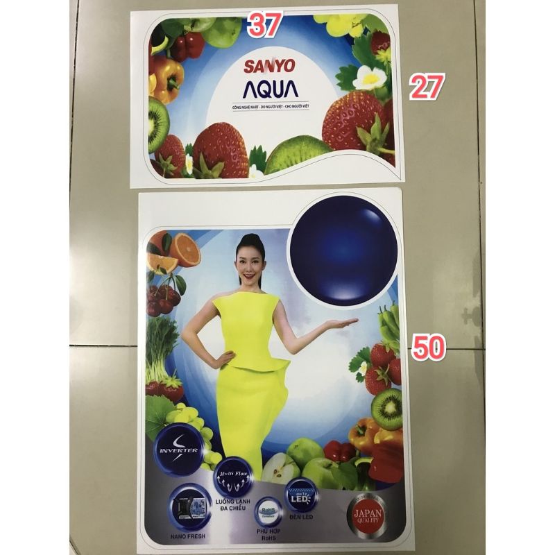 tem tủ lạnh Sanyo