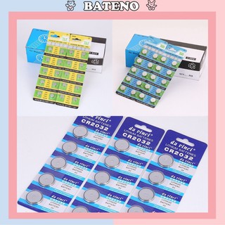 10 Viên Pin cúc áo pin điện tử đồng hồ LR44 AG13 LR41 AG3 CR2032 loại tốt
