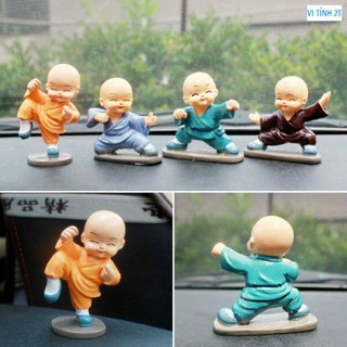 Bộ tượng 4 chú tiểu múa võ siêu kute