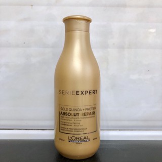 DẦU XẢ PHỤC HỒI TÓC TOÀN DIỆN NHŨ VÀNG LOREAL GOLD QUINOA VÀ PROTEIN 200ml