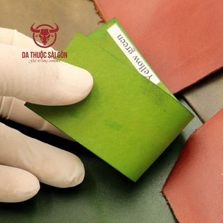 Thuốc nhuộm da giày màu xanh lá mạ (Yellow Green) - Có 39 màu sắc, hàng cao cấp nhập khẩu Italy - Cách nhuộm giày da