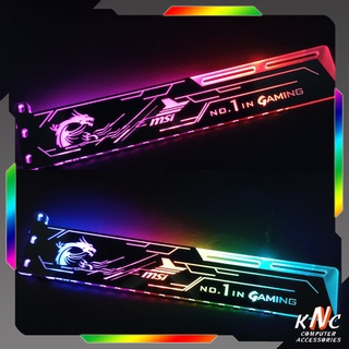 Giá Đỡ VGA Led RGB Họa Tiết Hình MSI Đồng Bộ Màu Hub Coolmoon, Hub Sync Mainboard Controller